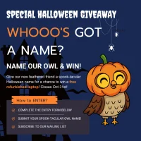 Win a refurbished laptop